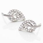 Boucles D'oreilles Puces Filae Argent Blanc Oxyde De Zirconium - Puces Femme | Marc Orian