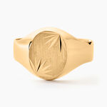 Chevali&egrave;re Gerrard Ovale Diamantee Soleil Or Jaune - Chevali&egrave;res Femme | Marc Orian