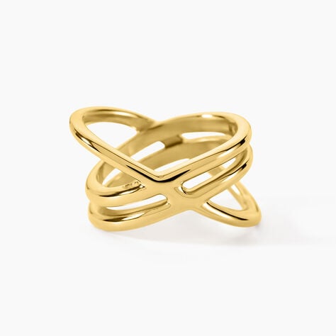 Bague Cherish Acier Jaune - Bijoux fantaisie Femme | Marc Orian