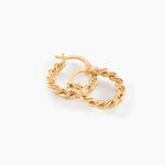 Cr&eacute;oles Plaqu&eacute; Or Jaune Isaiah - Cr&eacute;oles Femme | Marc Orian