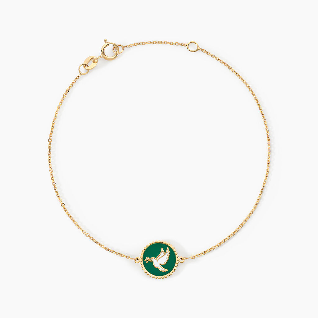 Bracelet Hagen Or Jaune - Bracelets Medailles Femme | Marc Orian