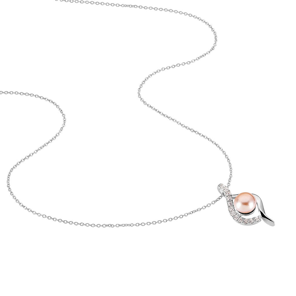 Collier Deniz Argent Blanc Perle De Culture Et Oxyde De Zirconium - Colliers Femme | Marc Orian
