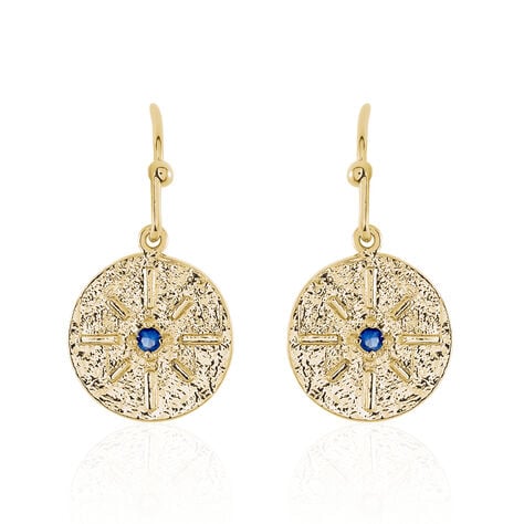 Boucles D'oreilles Pendantes Milia Plaqué Or Jaune Verre - Pendantes Femme | Marc Orian