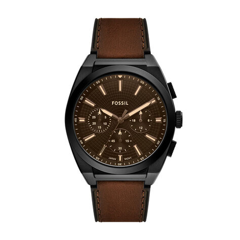 Montre Fossil Everett Noir - Montres étanches Homme | Marc Orian