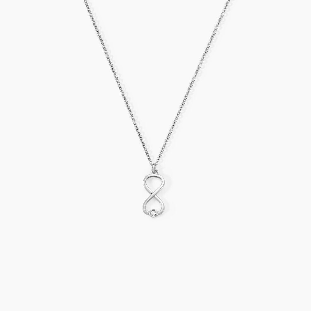 Collier Zayra Argent Blanc Oxyde De Zirconium - Colliers avec pierres Femme | Marc Orian