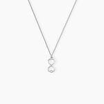 Collier Zayra Argent Blanc Oxyde De Zirconium - Colliers avec pierres Femme | Marc Orian