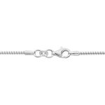 Cha&icirc;ne Kassie Maille Omega Argent Blanc - Colliers fantaisie Femme | Marc Orian