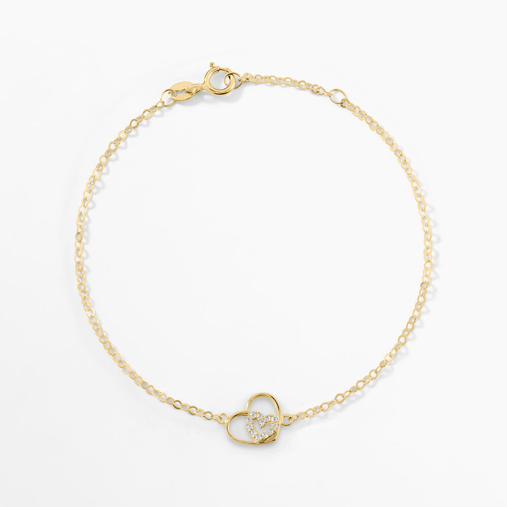 Bracelet Duilio Or Jaune Oxyde De Zirconium - Bracelets chaînes Femme | Marc Orian