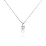 Collier Alexandra Or Blanc Diamant - Colliers solitaires Femme | Marc Orian
