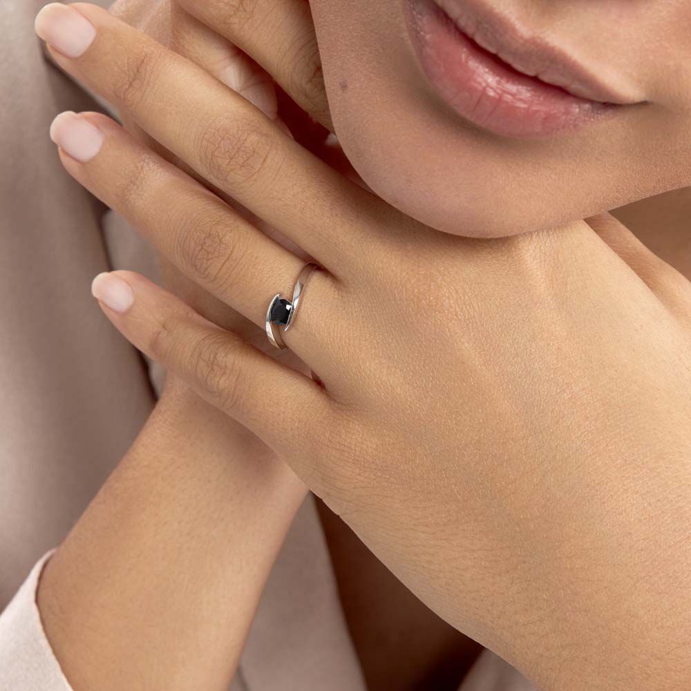 Bague Camilia Or Blanc Saphir -  Femme | Marc Orian