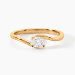 Bague Diandra Plaqu&eacute; Or Jaune Oxyde De Zirconium - Bijoux fantaisie Femme | Marc Orian