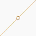 Bracelet Shiny Et Bold Plaqu&eacute; Or Jaune Oxyde De Zirconium - Bracelets fantaisie Femme | Marc Orian