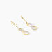 Boucles D'oreilles Pendantes Infino Or Jaune Diamant - Pendantes Femme | Marc Orian