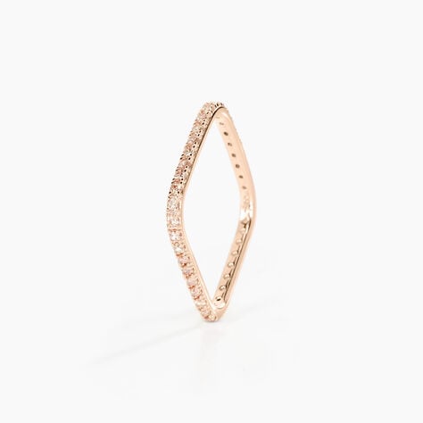 Bague Aeselya Argent Rose Oxyde De Zirconium - Bagues avec pierre Femme | Marc Orian