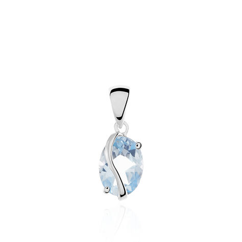 Pendentif Prudencia Or Blanc Topaze - Pendentifs Femme | Marc Orian