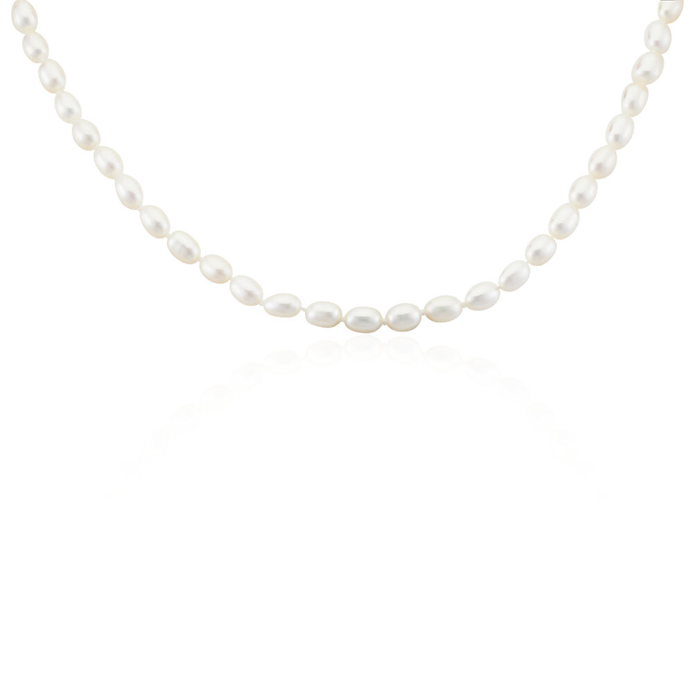 Collier Giustina Or Jaune Perle De Culture - Colliers avec pierres Femme | Marc Orian