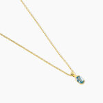 Collier Poem Argent Jaune Topaze - Colliers avec pierres Femme | Marc Orian