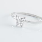 Bague Cadfan Argent Blanc Oxyde De Zirconium - Bijoux fantaisie Femme | Marc Orian