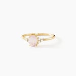 Bague Diapre Or Jaune Quartz Oxyde De Zirconium - Bagues avec pierre Femme | Marc Orian