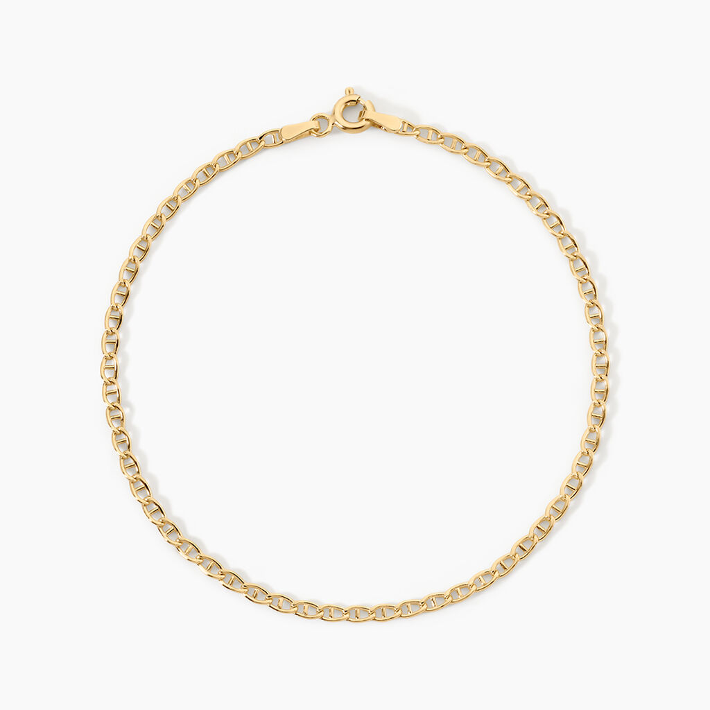 Bracelet Capucin Argent Dor&eacute; A L'Or 750/1000 - Bracelets fantaisie Femme | Marc Orian