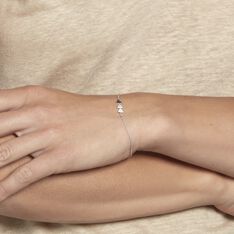 Bracelet Chleo Argent Blanc Oxyde De Zirconium - Bracelets chaînes Femme | Marc Orian