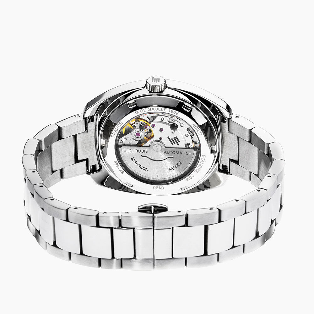 Montre Lip General De Gaulle Auto 39 Vert - Montres automatiques Famille | Marc Orian