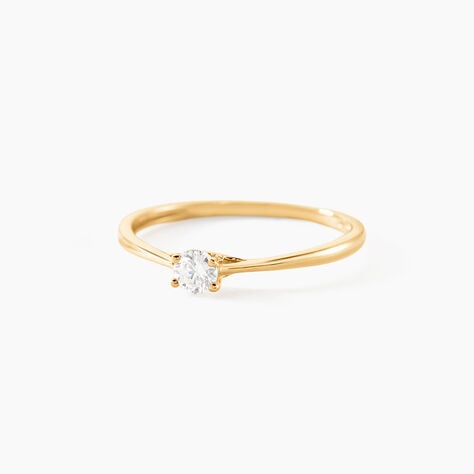 Bague Solitaire Or Jaune Solenia Diamant - Solitaires Femme | Marc Orian