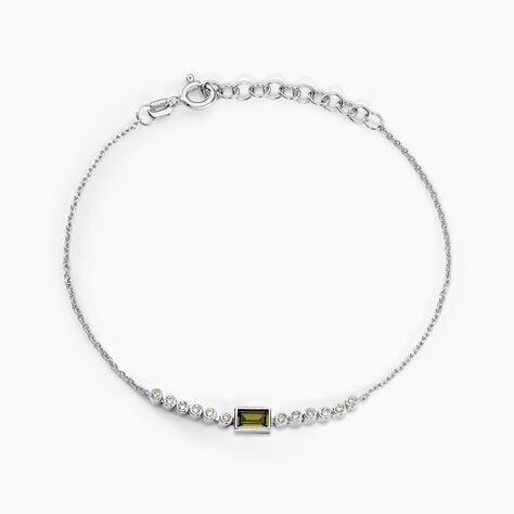 Bracelet Mayfair Argent Blanc Oxyde De Zirconium - Bracelets fantaisie Femme | Marc Orian