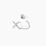 Boucles D'oreilles Pendantes Phula Argent Blanc - Pendantes Femme | Marc Orian