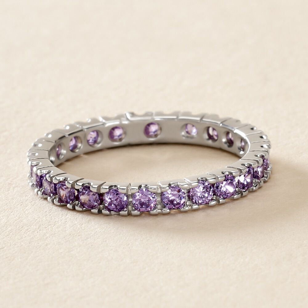 Bague Rio Argent Blanc Oxyde De Zirconium - Bagues avec pierre Femme | Marc Orian