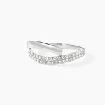 Bague Vero Or Blanc Oxyde De Zirconium - Bagues avec pierre Femme | Marc Orian