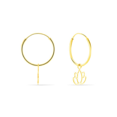 Cr&eacute;oles Belita Or Jaune - Boucles d'oreilles pampille Femme | Marc Orian