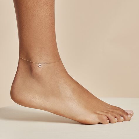 Chaîne De Cheville Samanta Or Jaune Oxyde De Zirconium - Chaines de cheville Femme | Marc Orian