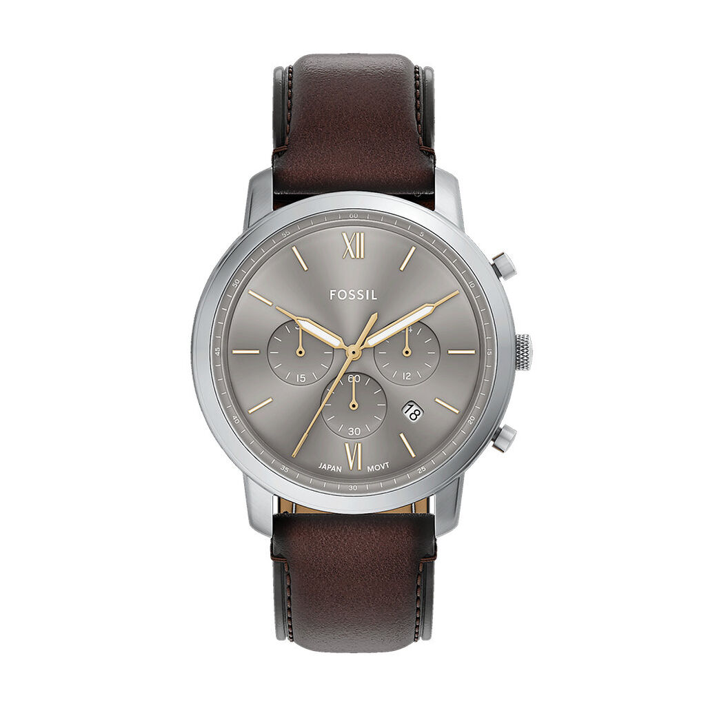 Montre Fossil Neutra Chrono Gris - Montres &eacute;tanches Homme | Marc Orian