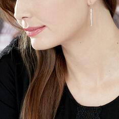 Boucles D'oreilles Pendantes Sahteene Or Jaune Diamant - Boucles d'oreilles Pendantes Femme | Marc Orian