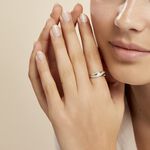 Bague Bandeau Or Jaune Oxyde De Zirconium - Bagues avec pierre Femme | Marc Orian