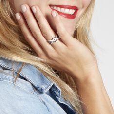 Bague Marie-aude Argent Blanc Oxyde De Zirconium - Bagues Femme | Marc Orian
