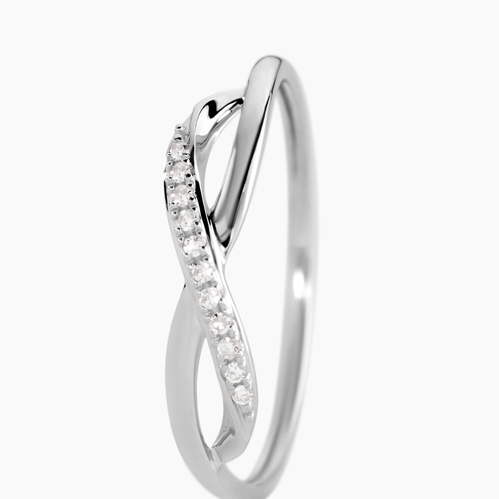 Bague Smina Or Blanc Diamant - Bagues pierres pr&eacute;cieuses Femme | Marc Orian