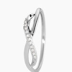 Bague Smina Or Blanc Diamant - Bagues pierres pr&eacute;cieuses Femme | Marc Orian