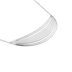Collier Plastron Tamara Acier Blanc - Colliers fantaisie Femme | Marc Orian