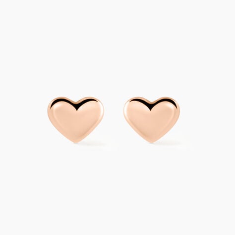 Boucles D'oreilles Puces Lison Or Rose - Puces Enfant | Marc Orian