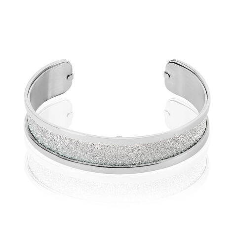Bracelet Jonc Guila Acier Blanc - Bracelets joncs Femme | Marc Orian