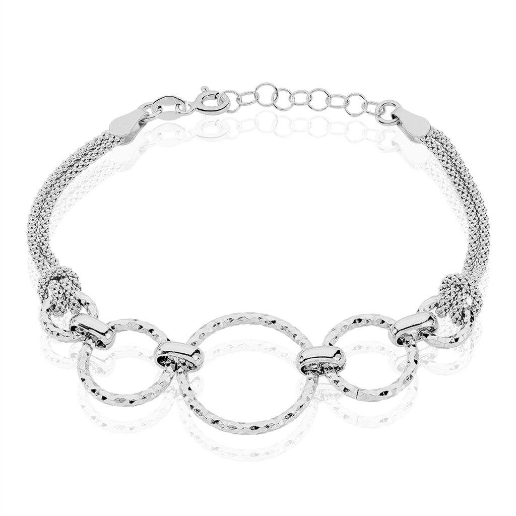 Bracelet Denia Argent Blanc - Bracelets chaînes Femme | Marc Orian