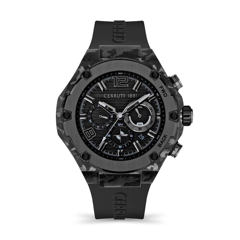 Montre Cerruti Lucardo Noir - Montres étanches Homme | Marc Orian