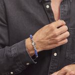 Bracelet Jourdan 1921 Acier Blanc &oelig;il De Tigre - Bracelets cha&icirc;nes Homme | Marc Orian