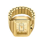 Montre Bague Fossil Raquel Watch Ring Dor&eacute; - Montres &eacute;tanches Femme | Marc Orian