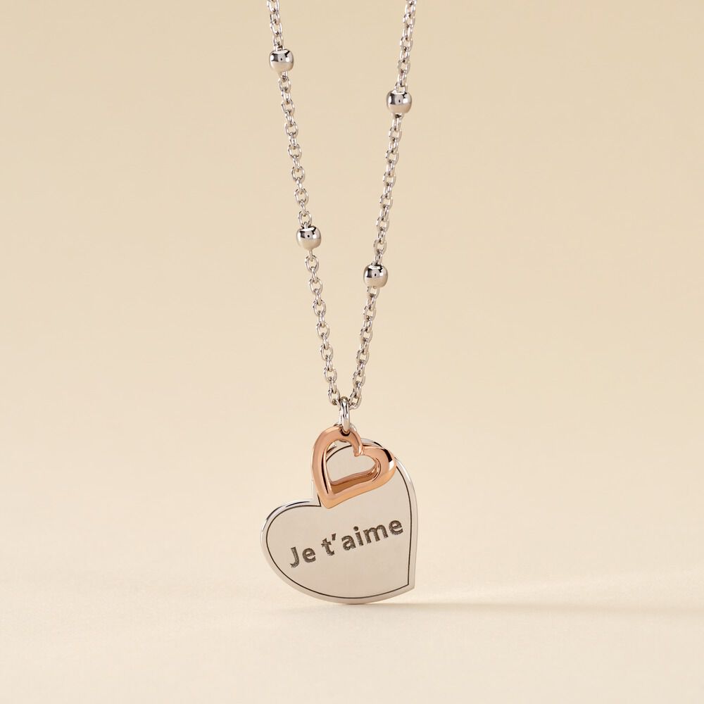Collier Argent Bicolore Nura - Colliers Femme | Marc Orian