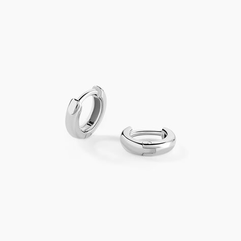 Créoles Argent Blanc Cokkie - Créoles Femme | Marc Orian