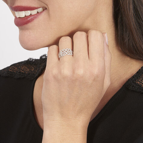 Bague Arabesque Or Blanc Diamant - Bagues Femme | Marc Orian