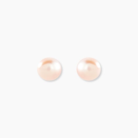 Boucles D'oreilles Puces Ursulina Or Jaune Perle De Culture - Boucles d'oreilles mariage Femme | Marc Orian